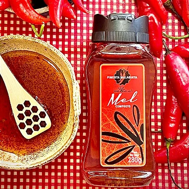 Mel MBee Pimenta Malagueta 280g - Caixa com 6-12-24