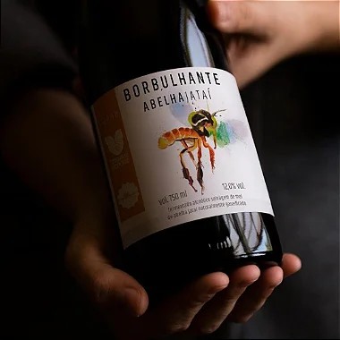 Borbulhante Hidromel de Jataí 750ml - Caixa com 6 unidades
