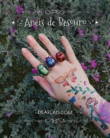 Anel de Besouro 🪲🍃🔮🐞