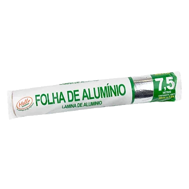 Papel alumínio 45x7,5metros Mello - Cod 1272