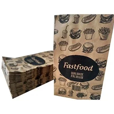 Saco delivery SOS impresso (Pct 100un) ATACADO Cod 1283  (queimão)