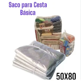 Saco AD virgem Cesta básica 50x80 - Cod 1332