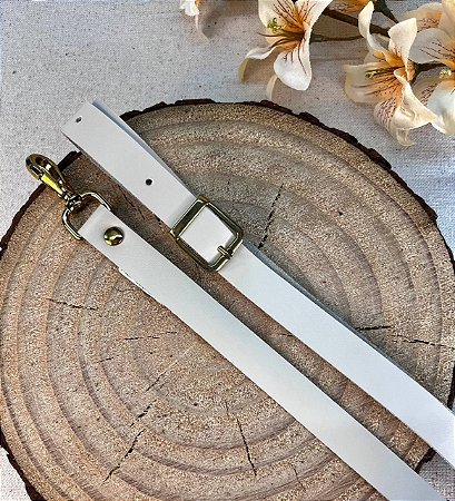 Alça Transversal 1,50x130cm Bege & Dourado