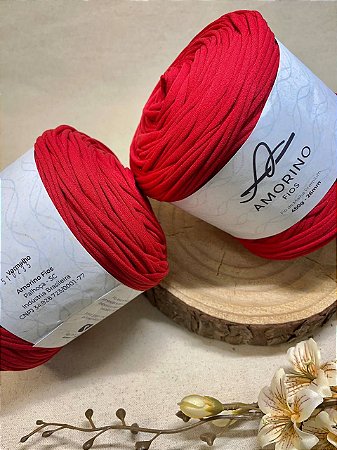 Fio de Malha Premium Amorino 450gr - Vermelho Tomate 26mm