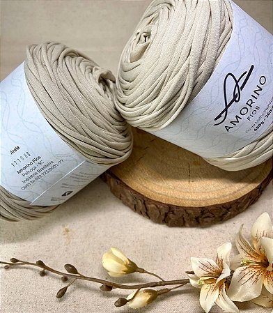 Fio de Malha Premium Amorino 450gr - Areia 26mm