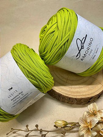 Fio de Malha Premium Amorino 450gr - Verde Kiwi 26mm