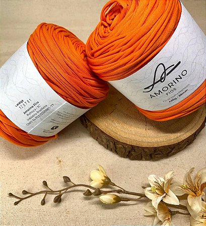 Fio de Malha Premium Amorino 450gr - Laranja 26mm