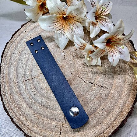 Fechamento Bolsa 2,5x14,5cm Preto & Níquel