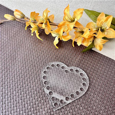 Acrílico Coração 10,5cm