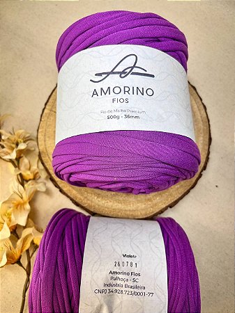 Fio de Malha Premium Amorino 500gr - Violeta 36mm