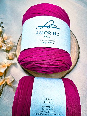 Fio de Malha Premium Amorino 500gr - Fucsia 36mm
