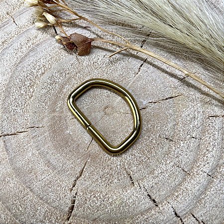 Meia Argola 20x30mm Dourado