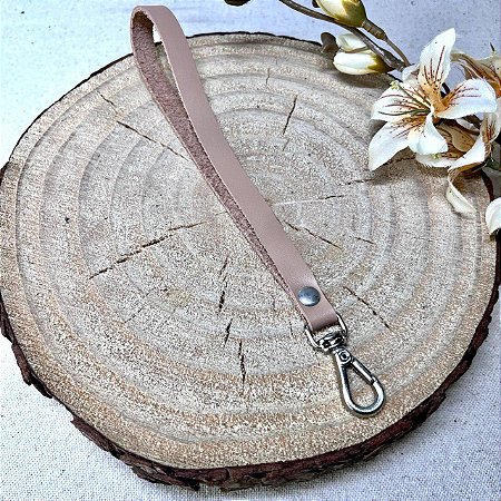 Alça Clutch 1x20cm Caramelo Claro & Níquel