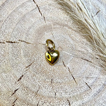 Coração Pingente Gold 1,5cm
