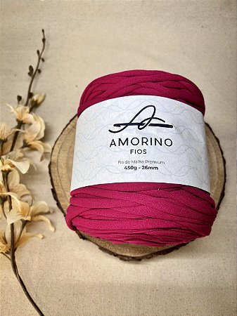 Fio de Malha Premium Amorino 450gr - Fúcsia 26mm