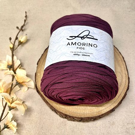 Fio de Malha Premium Amorino 450gr - Berinjela 26mm