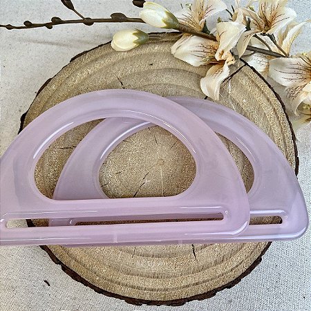 Alça Resina Helena 17,5x11x1cm Mix Rosa Frenesi