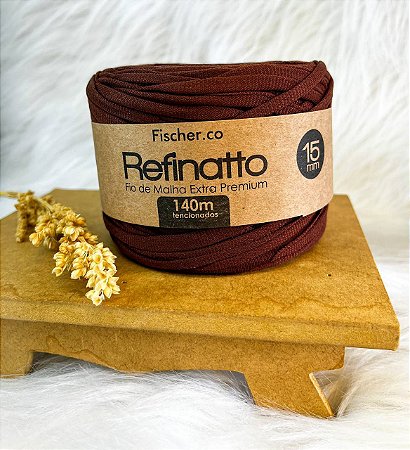 Fio Malha Premium Fischer Refinatto 15mm Especial - Marrom