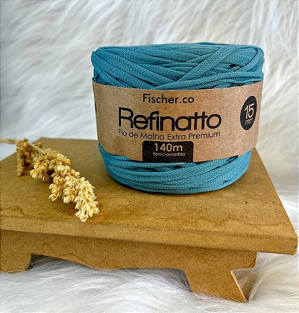 Fio Malha Premium Fischer Refinatto 15mm - Azul Bonde