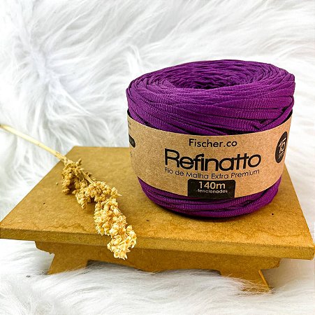 Fio Malha Premium Fischer Refinatto 15mm - Purpura