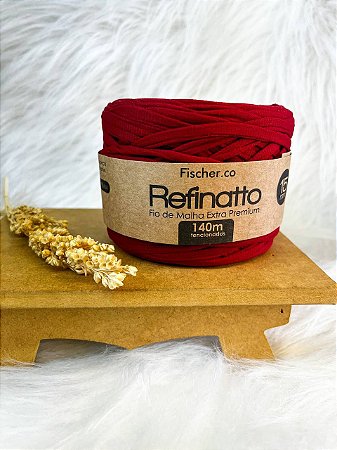 Fio Malha Premium Fischer Refinatto 15mm - Marsala