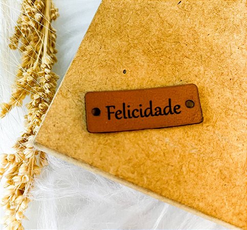 Tag Sintético Retangular 4x1,5m - Felicidade