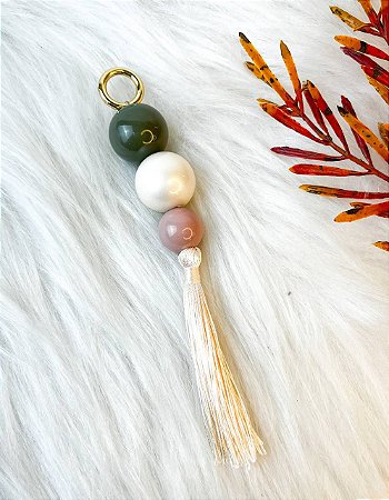 Tassel Resina Queen Bee 3 Itens - Luiza