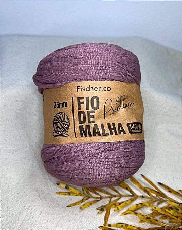 Fio Malha Premium Fischer 25mm - Malbec