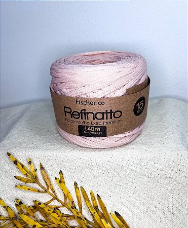 Fio Malha Premium Fischer Refinatto 15mm - Pérola