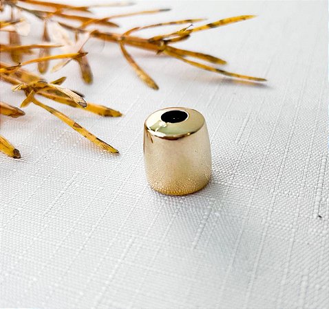 Porta Tassel Resina Dourado 1,5x1,5cm