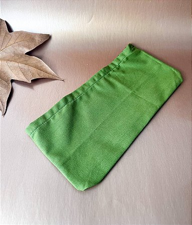 Forro Bolsa - Envelope (3x23cm Fundo) - Liso Verde Oliva