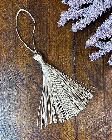 Tassel Seda 8,5cm - Bege