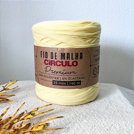 Fio de Malha Premium Círculo - Cítrino