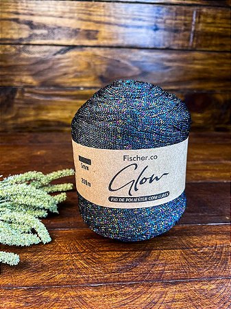 Fio GLOW Fischer 5mm - Opala Negra 200m