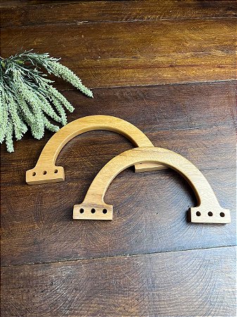 Alça Madeira Veneza com Furos 20x11x1,5cm