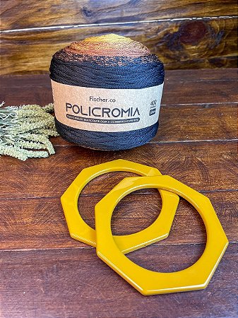 Kit Bolsa Maragogi - Policromia Onça (Déa-Aula Grátis)
