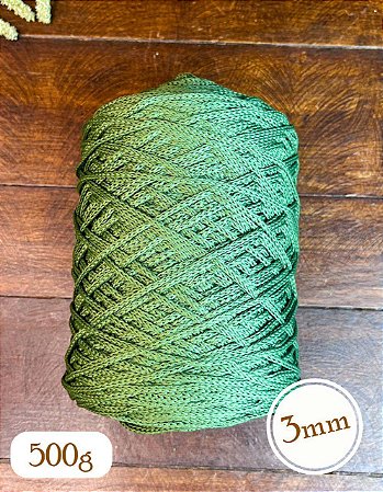 Fio Néctar 3mm - 500g-300m - Poliéster - Verde Salvia