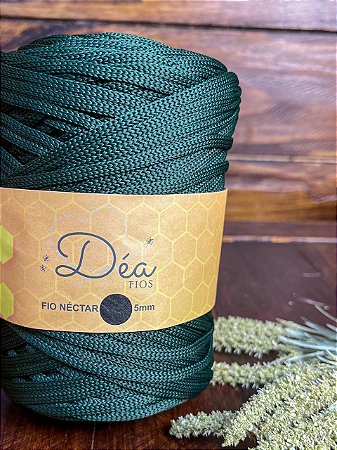 Fio Néctar 5mm - 500g-200m - Poliester - Verde Musgo (F)