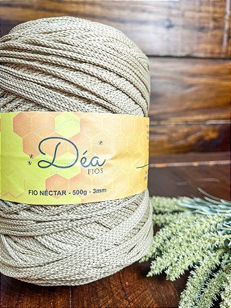 Fio Néctar 3mm - 500g-300m - Poliéster - Caqui