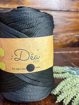 Fio Néctar 7mm - 500g-175m - Poliester - Preto