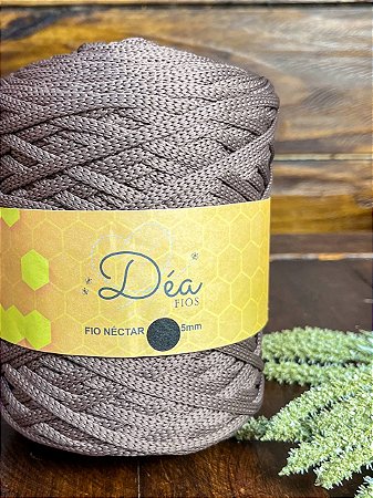 Fio Néctar 5mm - 500g-200m - Poliester - Chocolate