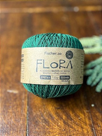 Fio Fischer Flora 100% Algodão 150g - Musgo
