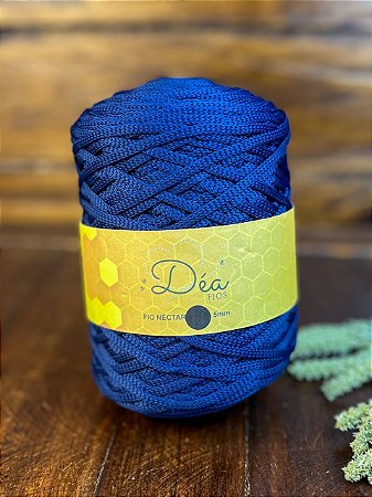 Fio Néctar 5mm - 500g-200m - Poliéster - Azul Marinho