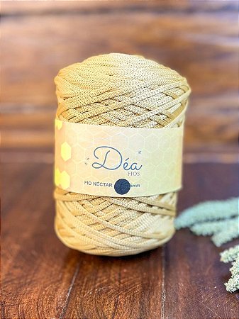 Fio Néctar 5mm - 500g-200m - Poliester - Capim Dourado (F)