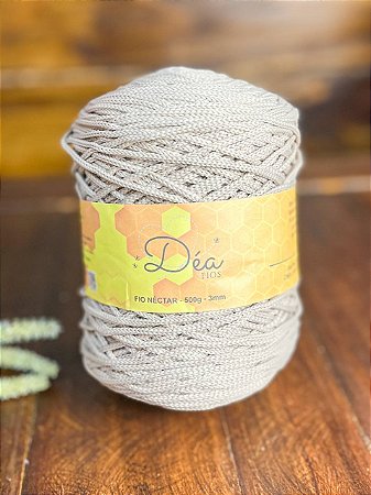 Fio Néctar 3mm - 500g-300m - Poliéster - Areia