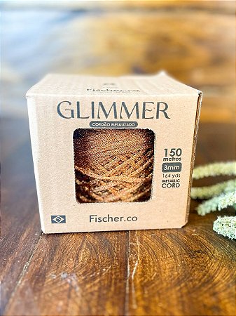 Fio Metalizado Fischer GLIMMER - Lurex Cobre