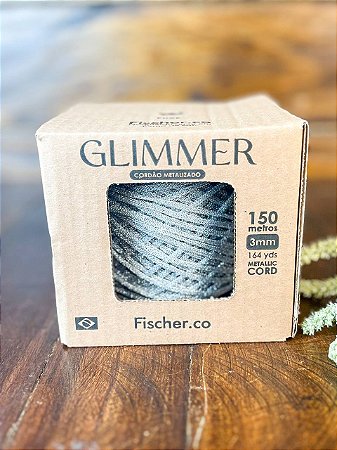 Fio Metalizado Fischer GLIMMER - Lurex Prata