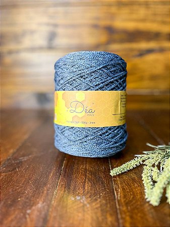 Fio Néctar 3mm - 500g-300m - Poliéster - Mescla Azul