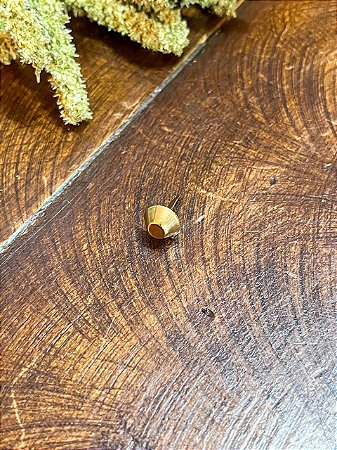 Pézinho de Metal/Bailarina 1cm - Dourado