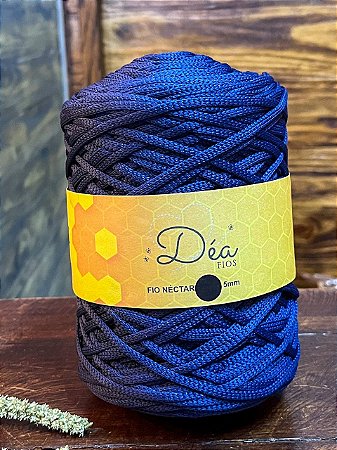 Fio Néctar 5mm - 500g-200m - Poliester - Azul Escuro